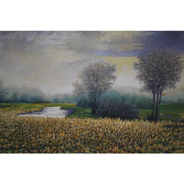 Landscape, 2000s, Oil on Wood For Sale - Image 9 of 16