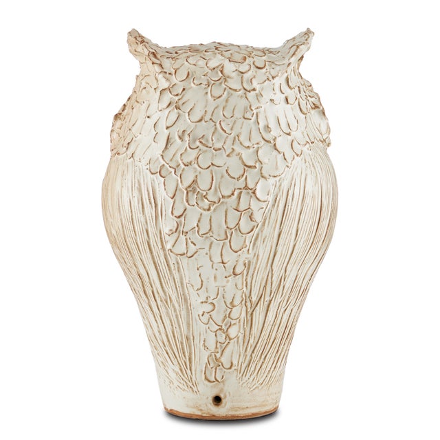 Transitional Currey & Company Minerva Large Owl For Sale - Image 3 of 6
