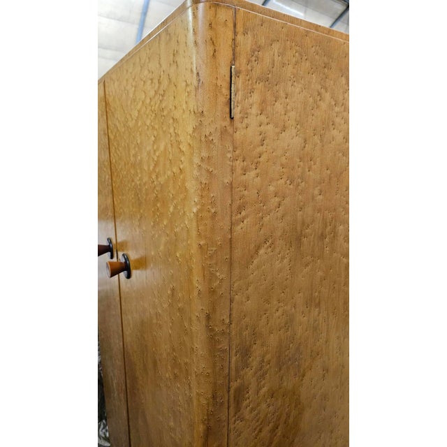 Art Deco Tallboy Gentleman's Wardrobe, 1930s For Sale - Image 3 of 10