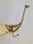 Art Nouveau Brass Coat Rack in Compact Form, Austria, 1905 For Sale - Image 4 of 8