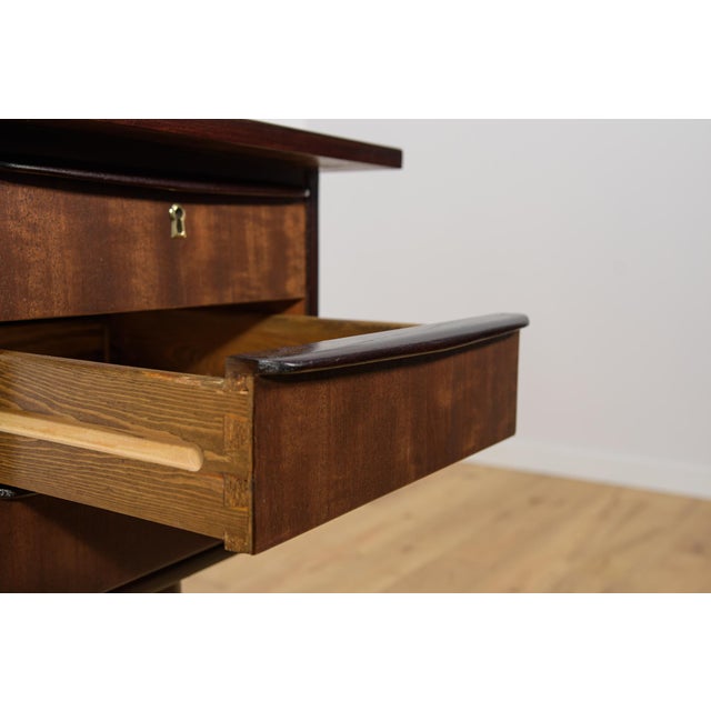 Mid-Century Compact Freestanding Desk, Denmark, 1960s For Sale - Image 12 of 14