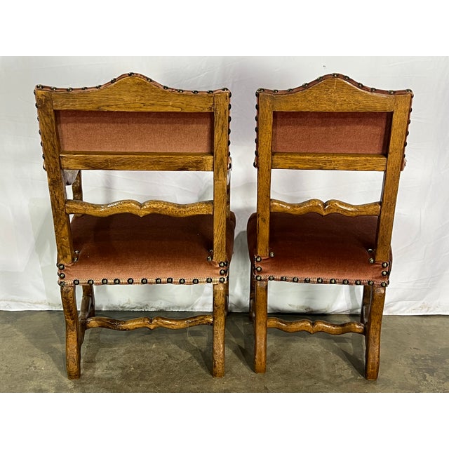 Antique Set of 8 Os De Mouton Dining Chairs For Sale - Image 9 of 9