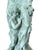 Metal Monumental Classical Tiered Fountain With Shell Basins – Verdigris Patina – 11 Ft Tall For Sale - Image 7 of 10