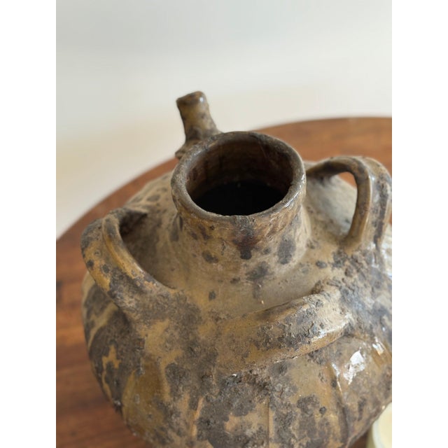Large 18th c. French Walnut Jug For Sale - Image 4 of 4