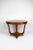 Mid-Century Modern Art Deco Round Pedestal Table in Walnut Veneer, 1930s For Sale - Image 3 of 16