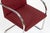 Pair Mid-Century Red Brno Armchairs by Mies Van Der Rohe for Knoll, 1983 For Sale - Image 13 of 18
