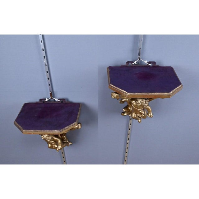 Late 19th Century Gilt Wood Wall Sconces, Set of 2 For Sale - Image 15 of 18