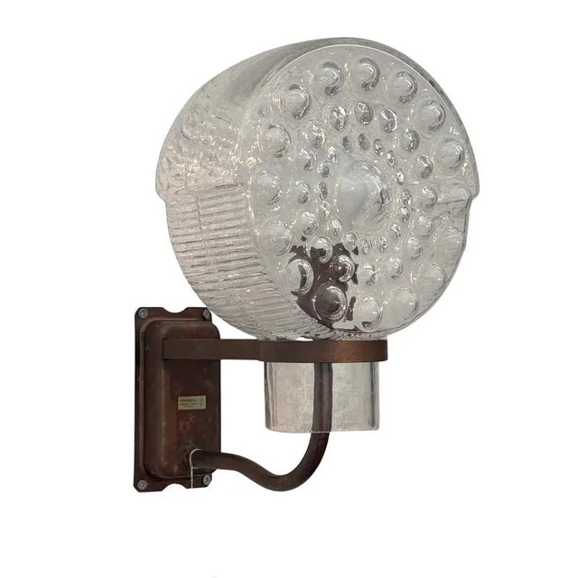 Outdoor Facade Lamp in Copper and Glass from Westal, Sweden, 1960s For Sale - Image 14 of 14