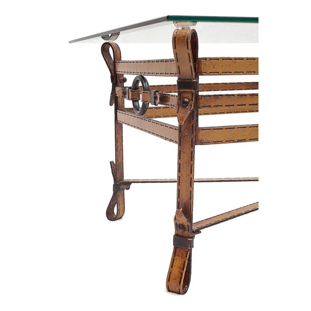 1960s Table by Jacques Adnet, 1960s For Sale - Image 5 of 9