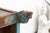 Antique Turquoise Blue Damachiya Cabinet For Sale - Image 11 of 18