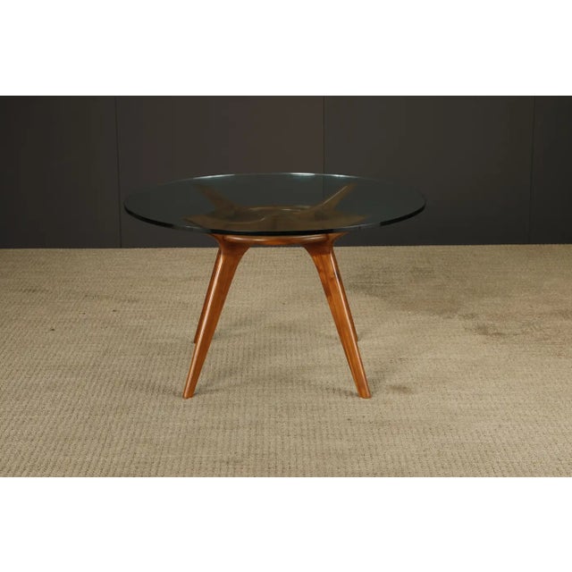 Adrian Pearsall for Craft Associates 'Compass' Dining Table in Walnut, 1960s For Sale - Image 12 of 18