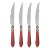VIETRI Aladdin Antique Red Steak Knives - Set of 4 For Sale
