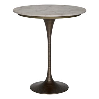 NOIR Joni Bar Table, Aged Brass For Sale