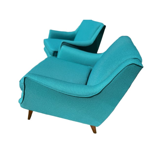 Mid-Century Modern Armchairs - Pair - Restored For Sale - Image 13 of 18