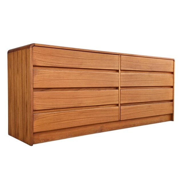 Mid Century Danish Teak Lowboy Dresser by Arne Wahl Iversen for Vinde Mobelfabrik For Sale - Image 13 of 18