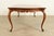 Henredon French Provincial Louis XV Carved Walnut Extension Dining Table With Parquet Top For Sale - Image 13 of 15