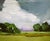 Contemporary Miniature California Grassland 4x4 Lynne French O/C Landscape Art For Sale - Image 3 of 3