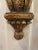 Mid 20th Century Large Vintage Mid Century Italian Style Gilt Wall Bracket Sconce For Sale - Image 5 of 11