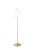 Kushi Xl' Opaline Glass and Brass Floor Lamp for Kdln For Sale - Image 10 of 10