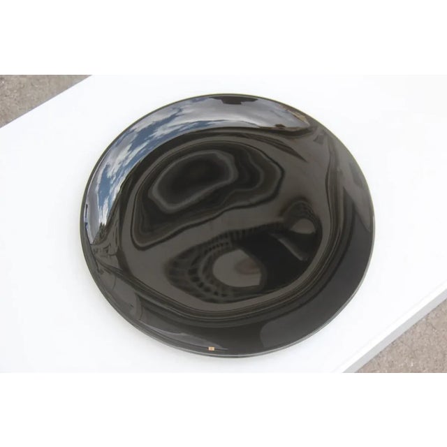 Vintage Model 2241 Black Plate by Max Ingrand For Sale - Image 6 of 8