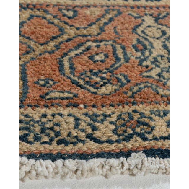 This vintage Malayer rug originates from west Persia near Hamadan and features a medallion and all-over design typical of...