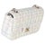 Traditional White Multicolor Calfskin Tweed Print Mini Rectangular Flap Bag For Sale - Image 3 of 9