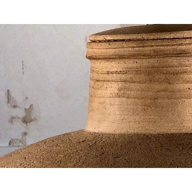 Modern Danish Ceramic Lamp by Nils Kähler, 1960 For Sale - Image 3 of 13