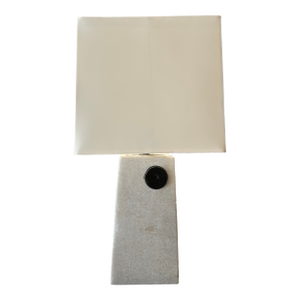 Arteriors White Rectangular Cambria Lamps With Shade.