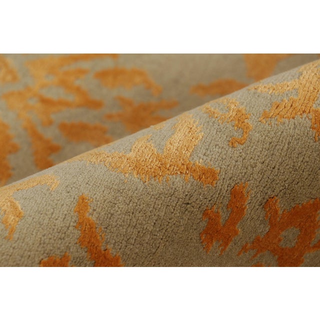 Rug & Kilim’s European Style Rug in Gold and Green Arabesque Pattern For Sale - Image 10 of 10