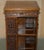 Carved 1880 Antique Victorian English Oak Revolving Bookcase Book Table For Sale - Image 3 of 17