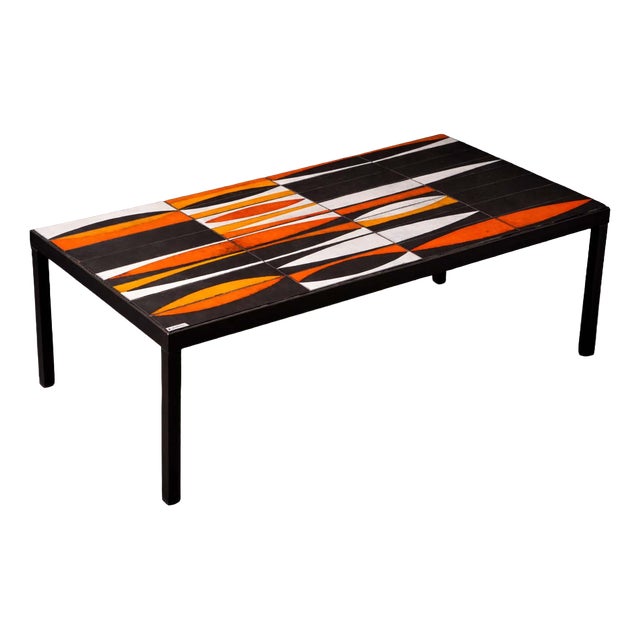 Bass Shuttle Table by Roger Capron, Vallauris, 1960s For Sale