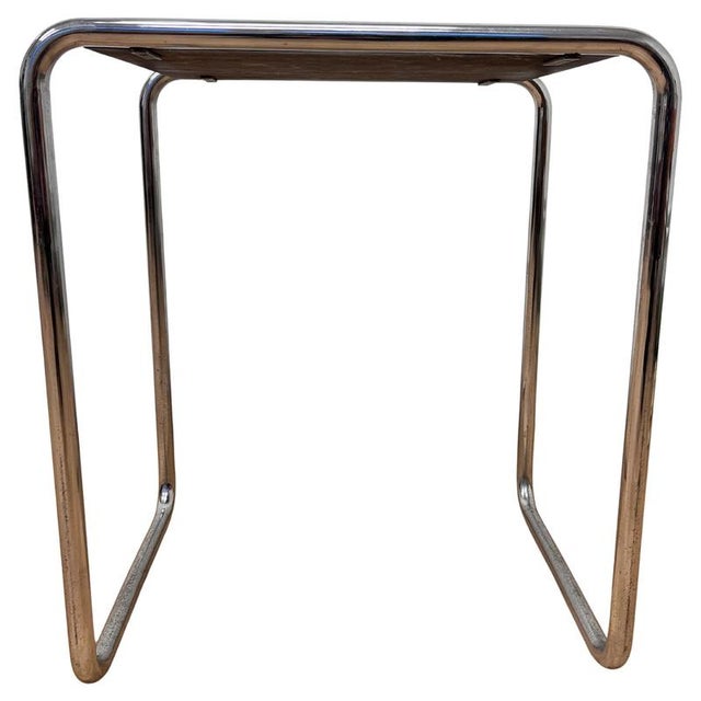 Vintage Bauhaus Chrome Side Table by Marcel Breue, 1930s For Sale - Image 9 of 9