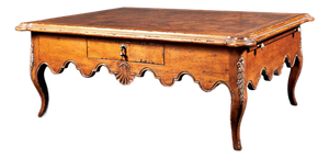 Italian Burl Wood Coffee Table