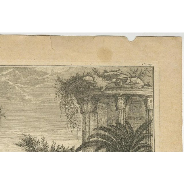 Charpentier, Julius Caesar's Ruins and Skeleton, 1757, Engraving For Sale - Image 3 of 8