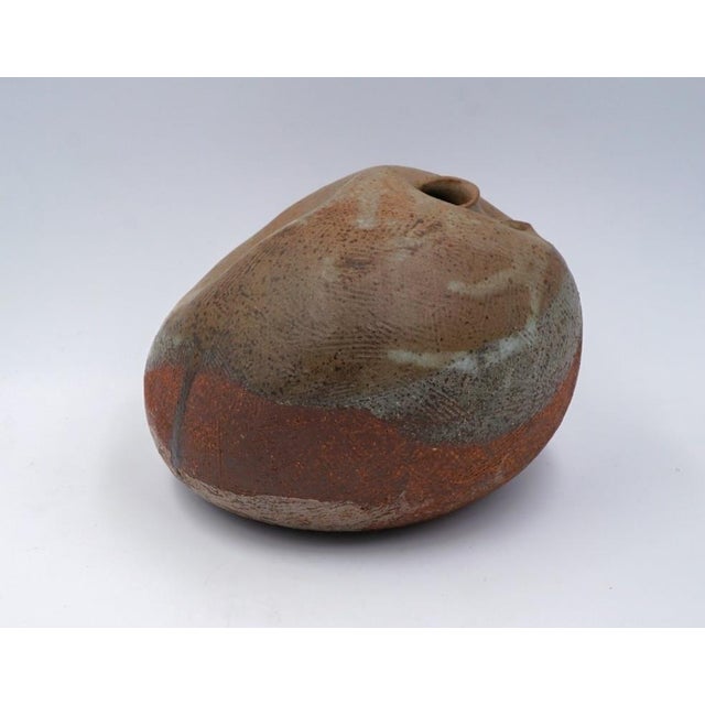 Mid 20th Century Vintage Joel Edwards Pottery Sculputral Vessel Vase For Sale - Image 5 of 8