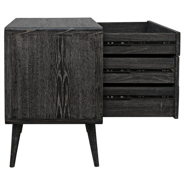 Not Yet Made - Made To Order NOIR Bart Chest, Cinder Black For Sale - Image 5 of 8