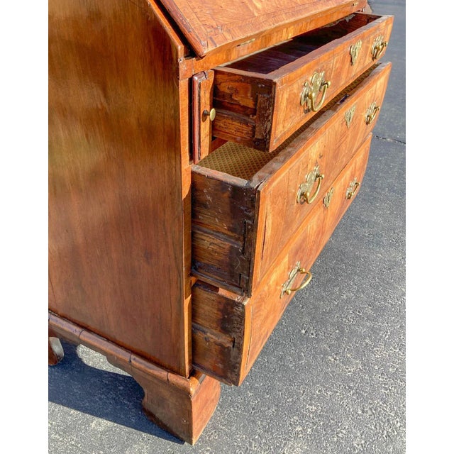 Wood 17th Century Charles II Slant-Front Desk For Sale - Image 7 of 11
