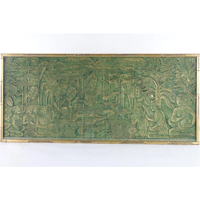 The Emperor - Antique Monochromatic Large Asian Original Relief Print For Sale - Image 6 of 6