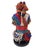 African Vintage African Beaded Namji Twin Fertility Dolls Cameroon W/Wood Stand 11" H For Sale - Image 3 of 9