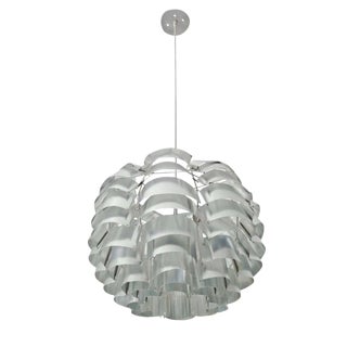 1960s Bauhaus Max Sauze French Pendant Chandelier For Sale