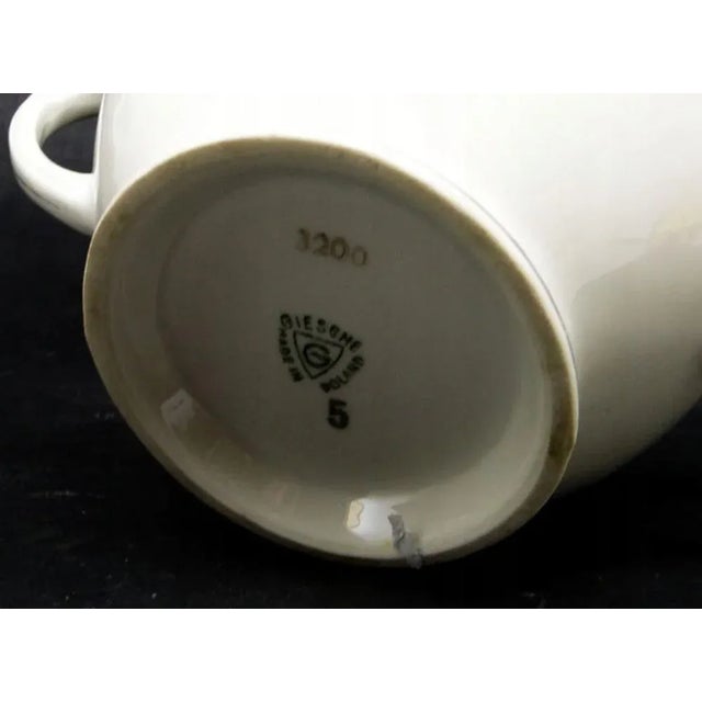 Art Deco Sugar Bowl from Giesche, Poland, 1930s, in Very Good conditions. Designed 1920 to 1949 I have official proof of...