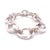 A rare vintage Tiffany & Co. Oval Link bracelet crafted in sterling silver, featuring oversized polished oval links in a...