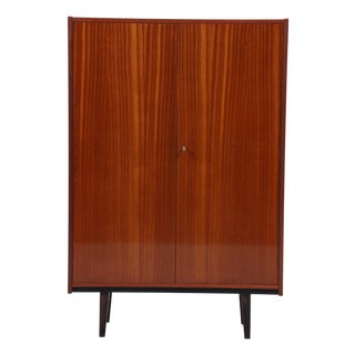 Vintage High-Gloss Cabinet in Wood, 1960s For Sale