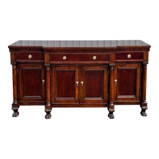 Bernhardt Martha Stewart Empire Style Antique Reproductions Ravenscleft Grand Sideboard Buffet For Sale