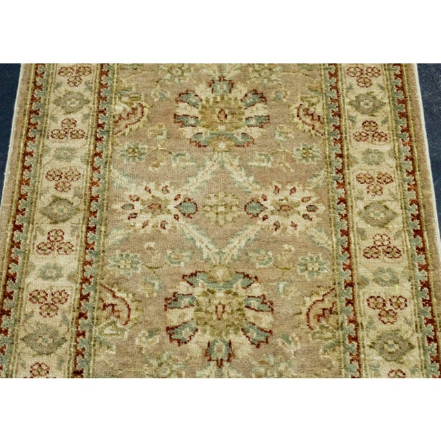 Turkish Oushak Rug 2'7" x 16'4" #17002 For Sale In Houston - Image 6 of 8