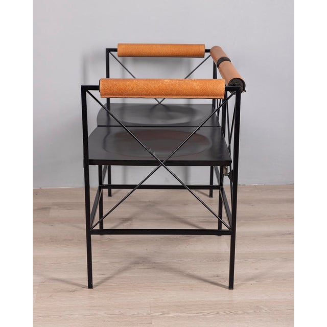 1980s Vintage Lariana Bench by Marco Seveso and Gigi Trezzi for Felicerossi, 1980s For Sale - Image 5 of 12