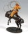 Viennese Bronze Cowboy with Lasso on Horse Figure by Carl Kauba, 1920s For Sale - Image 3 of 7