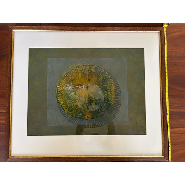 2000 - 2009 Pair of Contemporary Oil on Paper Gourd Still Life Paintings, Signed "Gw", 2006 For Sale - Image 5 of 15