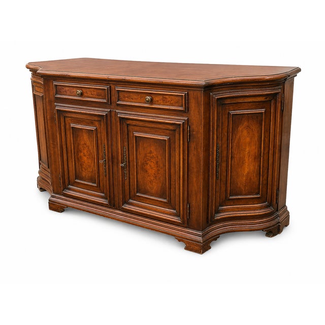 Vintage French Provincial 4-Door Sideboard, 1940s For Sale - Image 3 of 15