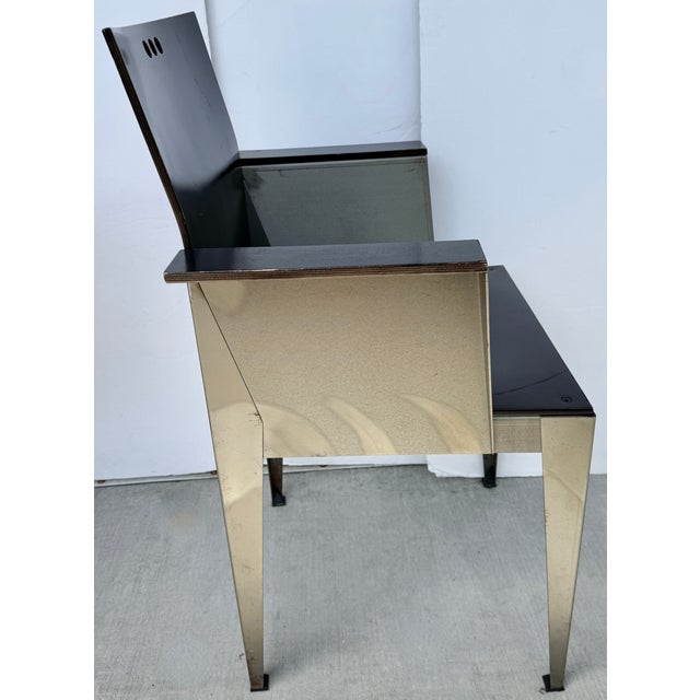 Wood Set of 4 "Eli Chairs" by Bruce Sienkowski From 90's For Sale - Image 7 of 11